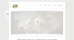 Desktop Screenshot of iglesiajesusluzdelmundo.com